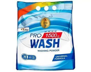 Порошок для прання універсальний "ProWash", 1500г 2377729842 фото