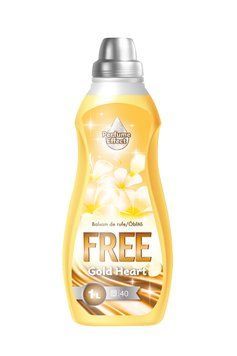 Free кондиціонер-ополіскувач для білизни 1л GOLD HEART 1606 фото