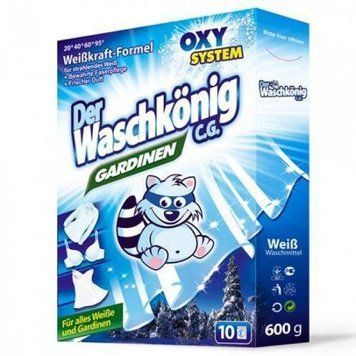 Пральний порошок Der Waschkonig для штор, гардин і тюлі 600г 781 фото