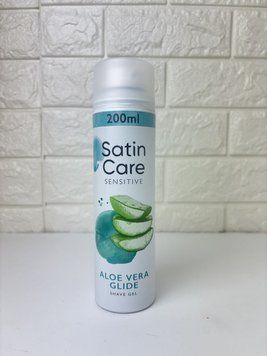GILLETTE SATIN CARE Гель для гоління Сенситів алоє вера глайд 200 мл 2751597308 фото