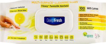 Deep Fresh серветки вологі для очищення поверхонь 100шт lemon 812 фото