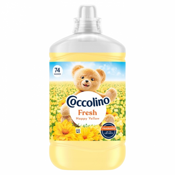 Кондиціонер для білизни Coccolino Happy Yellow 1.702 л (74 прання) 800 фото